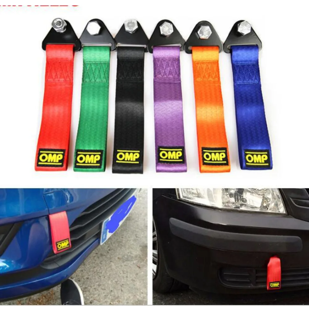 High-Strength Nylon Auto Trailer Ropes Tow Strap Universal Car Racing Tow Ropes Auto Trailer Ropes Bumper Fashion Gift