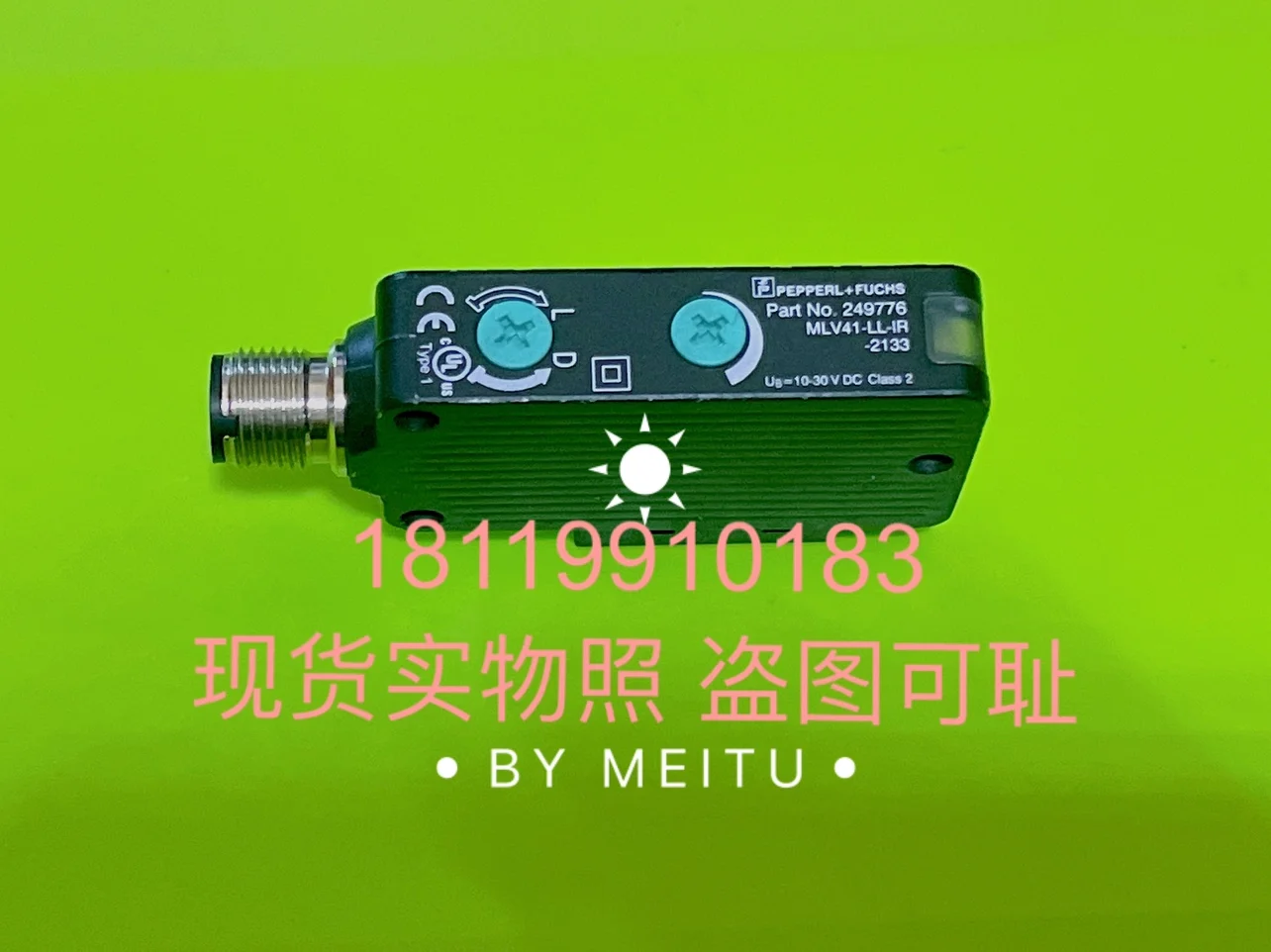 

Beijiafu P+F Fiber Optic Sensor MLV41-LL-IR-2133 249776 MLV41-LL-1R-2133