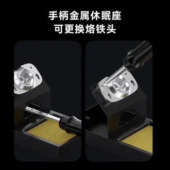 Mechanic T12 MAX Intelligent digital display T12 lödstation justerbar temperatur lödkolv för gör-det-själv-reparationsverktyg 8 best sales Mechanic t12 - №6