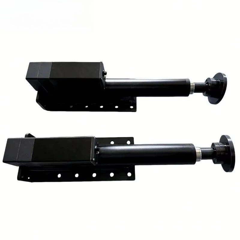 Speed multiplier for electric leveling system, suitable for electric cylinder actuators in RV