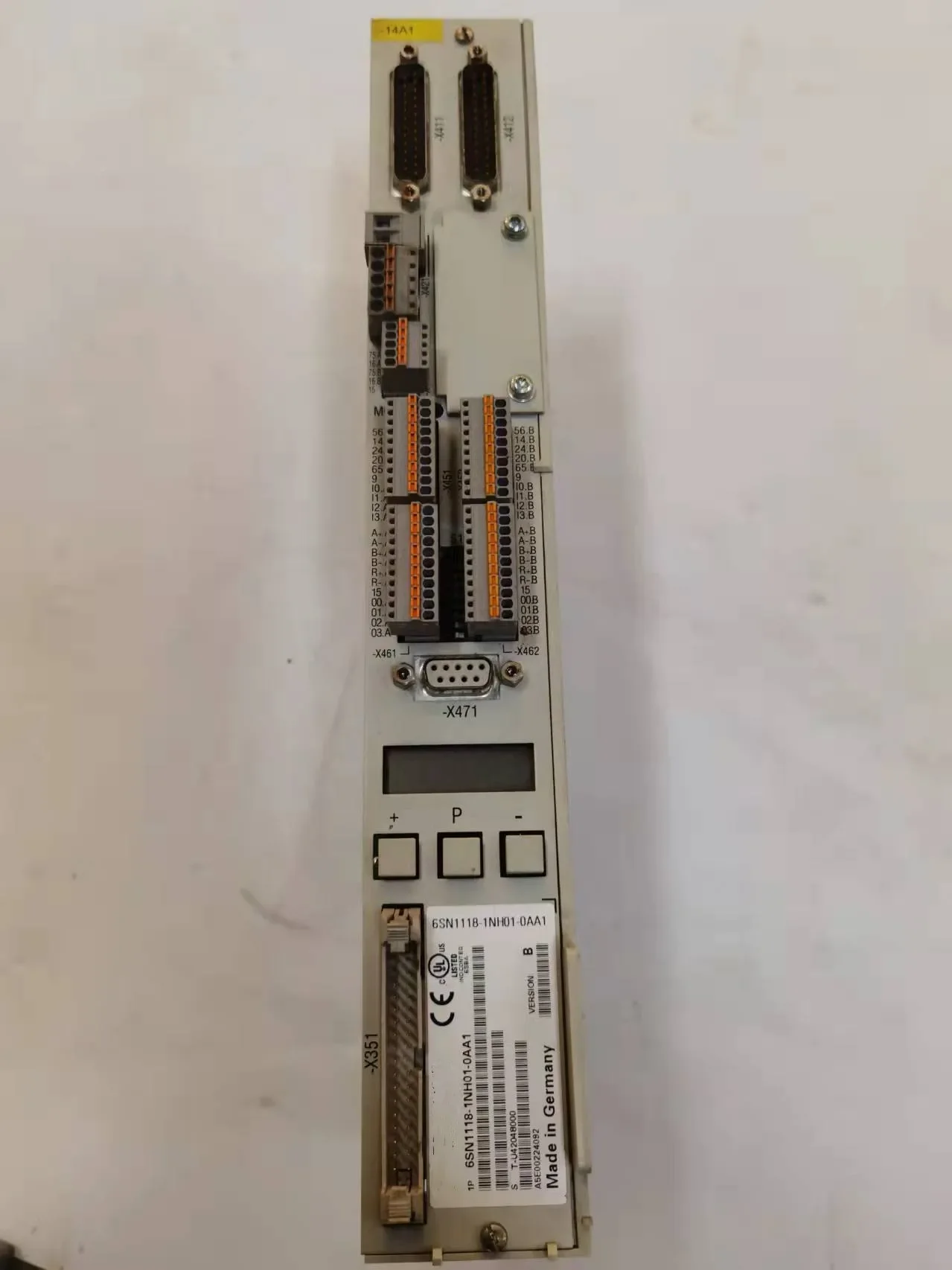 6SN1118-1NH01-0AA1 SIMODRIVE 611 universal HR: 2 axes control unit resolver