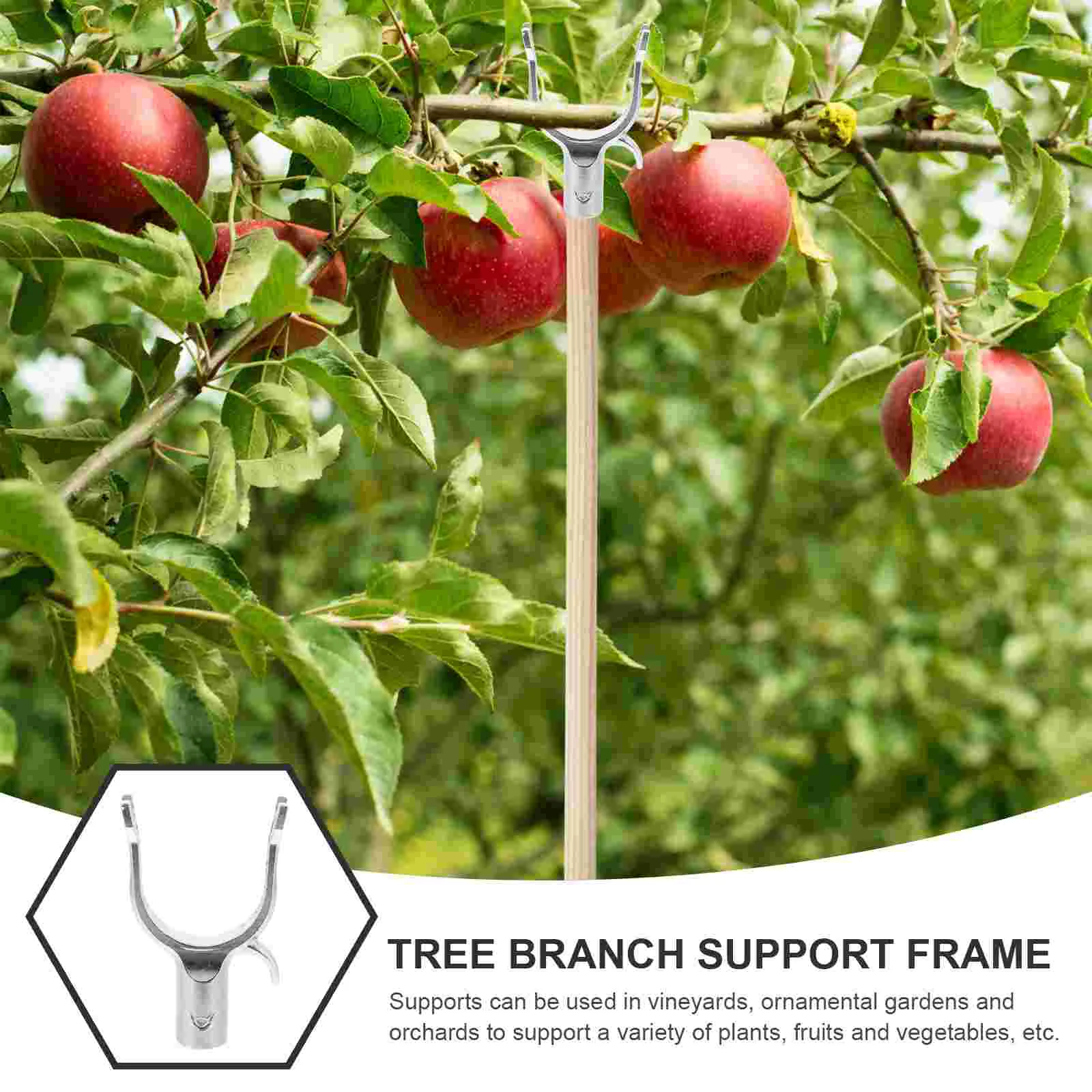 6 Pcs Fruit Tree Orchard Support Fork Plant Compression Bracket Gardening Aluminum Alloy Plants