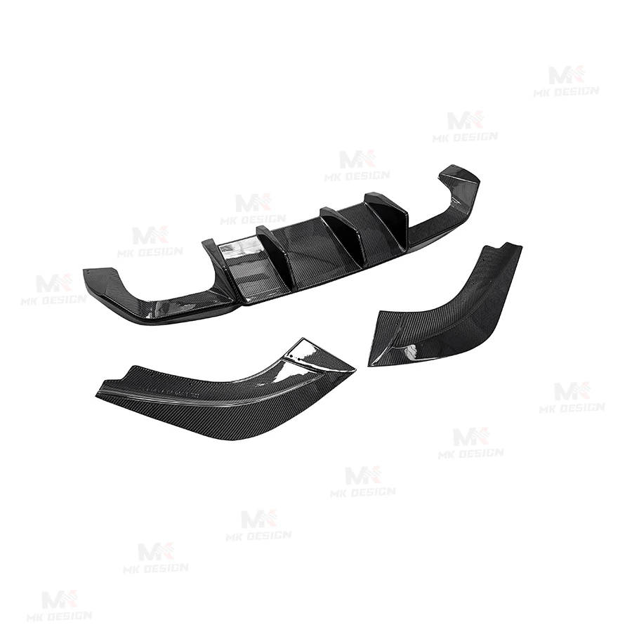 

Carbon Fiber V Style Rear Diffuser Bumper Lip for BMW F87 M2 M2C 2016-2020 Rear Lip Side Splitters Spoiler Car Accessories