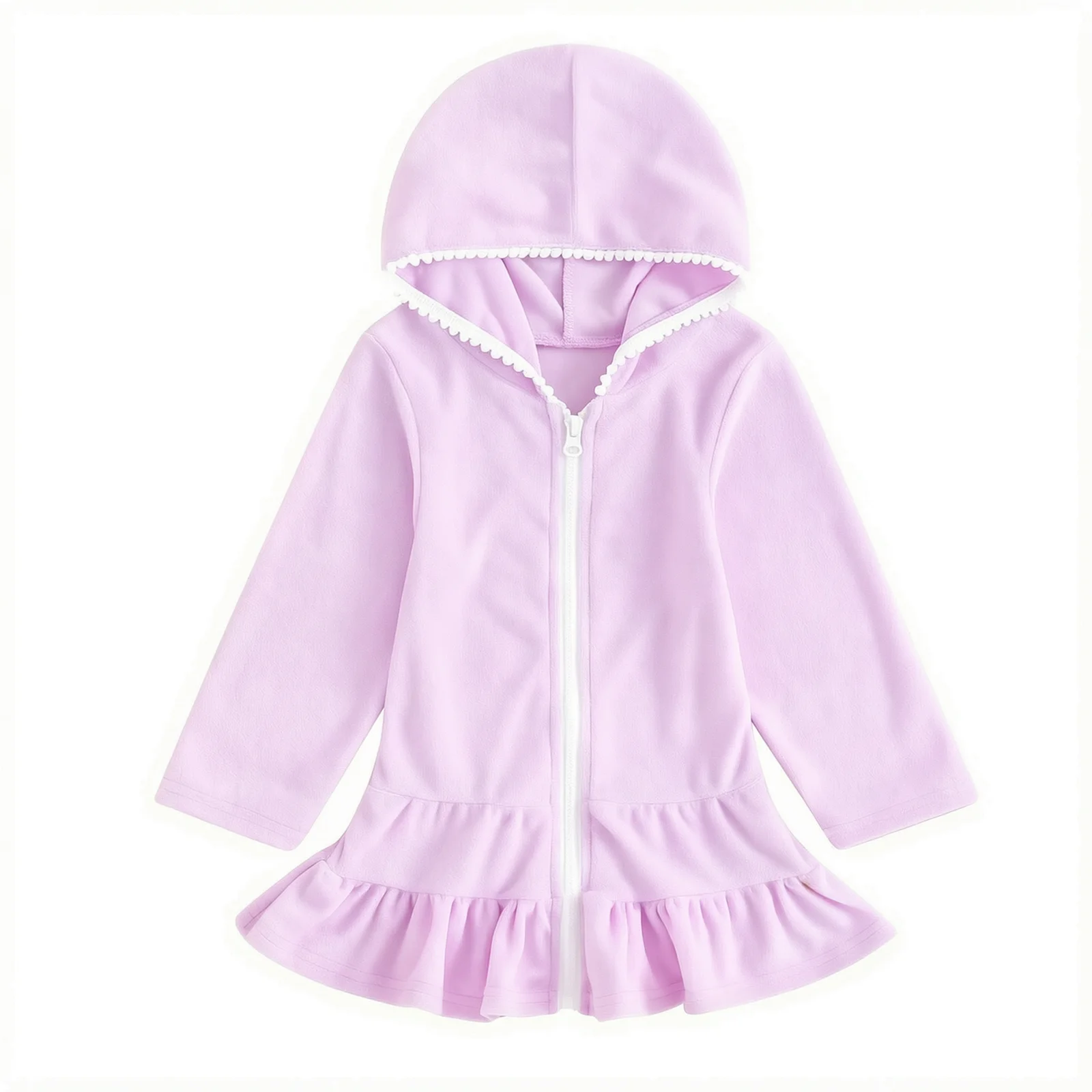 Girls Beach Cover Up Swimwear Dress Quick Drying Lightweight Breathable Sun Layer Easy