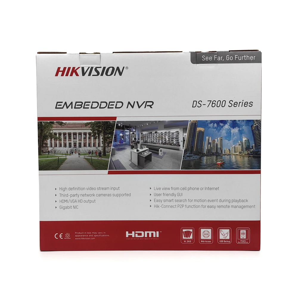 Hikvision DS-7616NI-Q2/16P 8/16CH with POE Ports 4K H.265 2 SATA NVR DS-7608NI-Q2/8P Network Video Recorder CCTV System