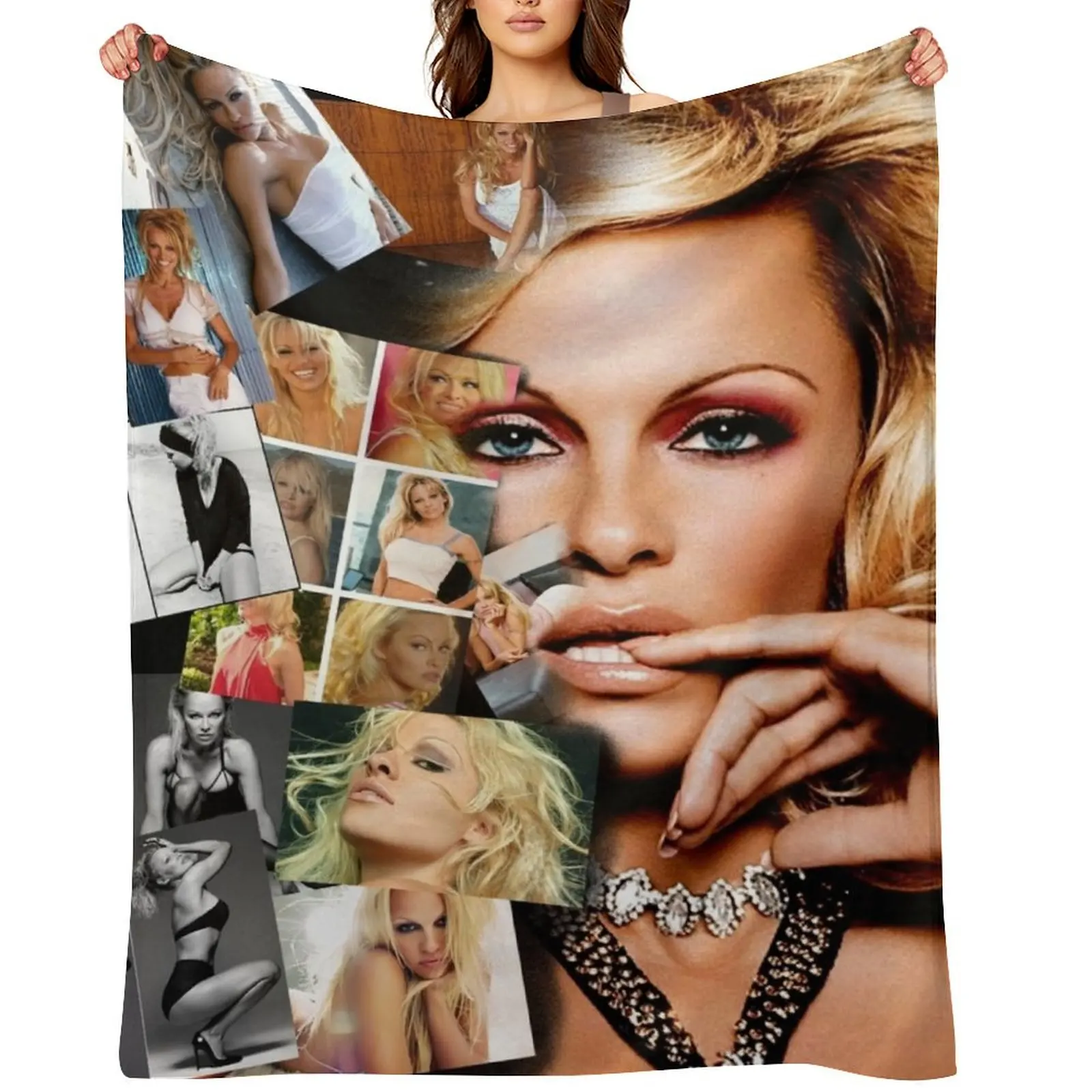

Pamela anderson Throw Blanket Luxury Brand warm winter for winter Bed Blankets