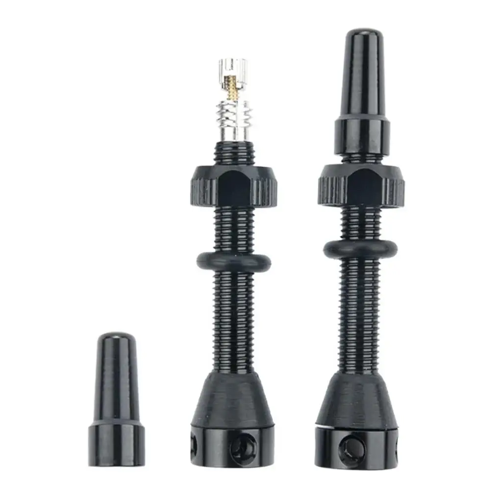 Bicycle Tubeless Tire Presta Valve Alloy Stem 44/60 F/V Presta Valve Removable Tire Tool Cycling Part