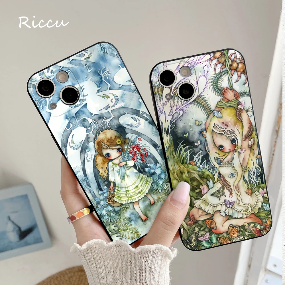 Selling Aya Takano Phone Case FOR IPhone 14 11 12 Pro 8 7 Plus X 14 Pro MAX SE 2020 12 XR XS 13 Bumper Covers fishing Silicone