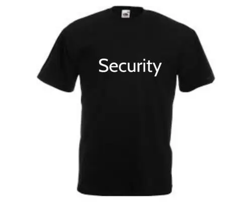 T-Shirt - SECURITY  - MOTIV - LUSTIG - FUNNY - SPASS SHIRT - GESCHENK SHIRT !