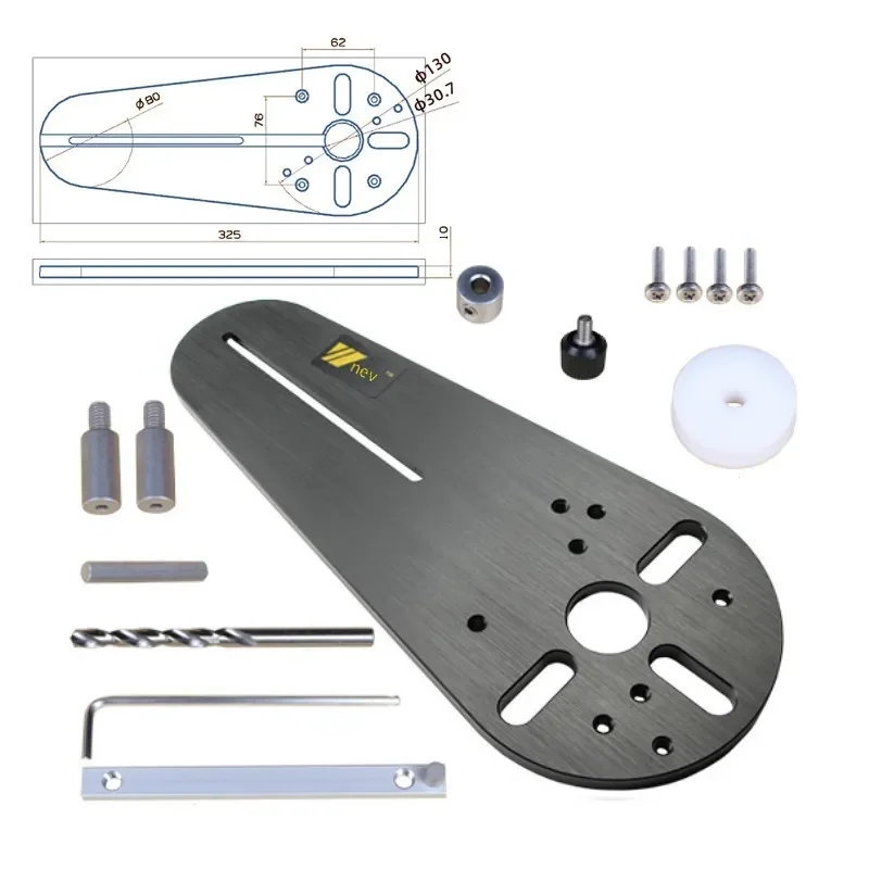 Woodworking Trimming Machine Accessories Round Cutting Milling Slotting Bits DIY Wood Router Tool Set Precision Machining