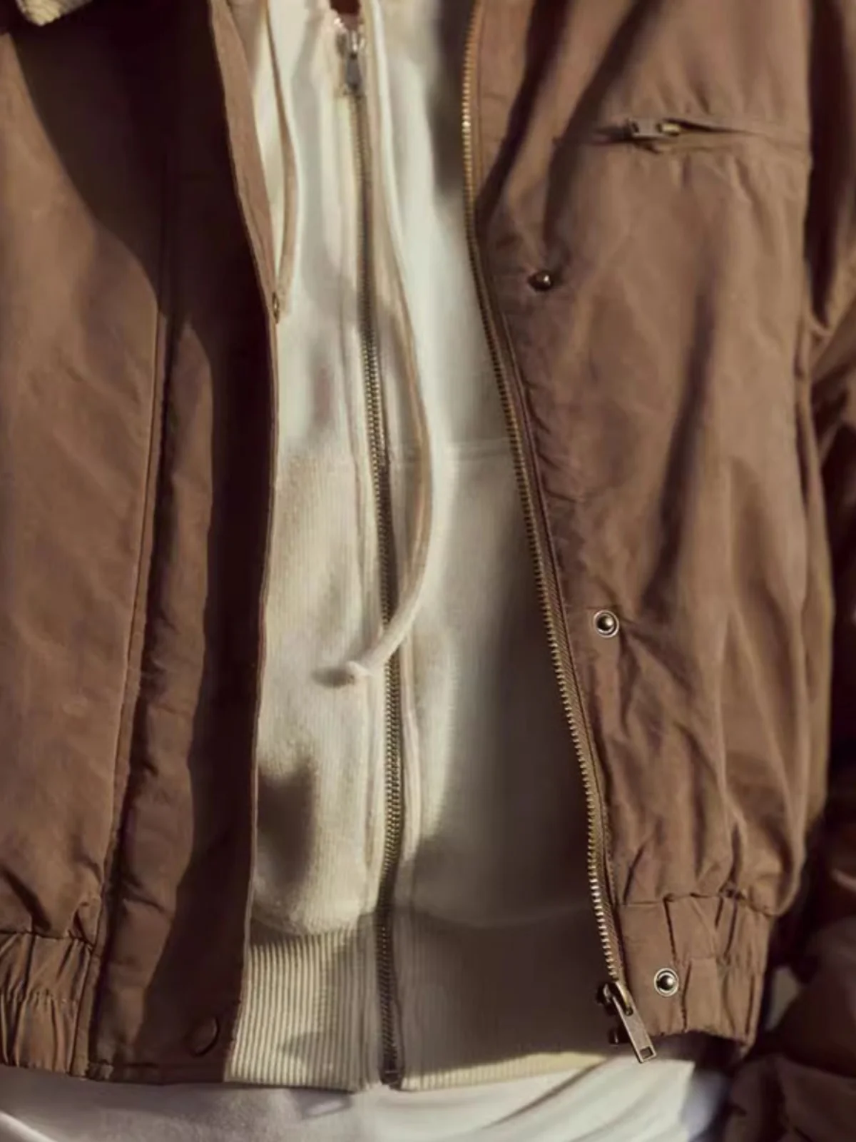 Cappotto da donna Faionable con colletto in pelle cerata Jaet pilota da donna della nuova primavera Colore Blo Capispalla Ne Regular Fit