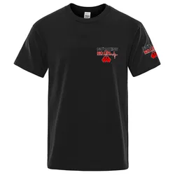 2025 No Boxing No Life Gym New Men's Brand Cotton High Quality Printing Ordinary Short Sleeve T-Shirt Solid Color Casual Tops