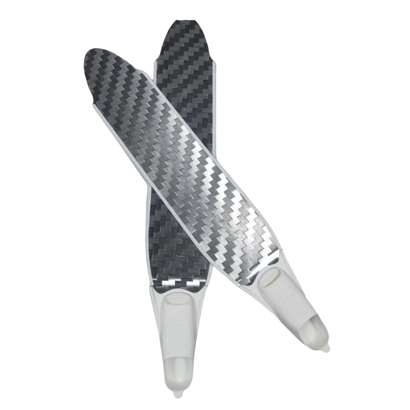

Professional Adult Training Freediving Fins High Quality 12K Carbon Fiber Blade Flexible 1 Meter Long for Freediving