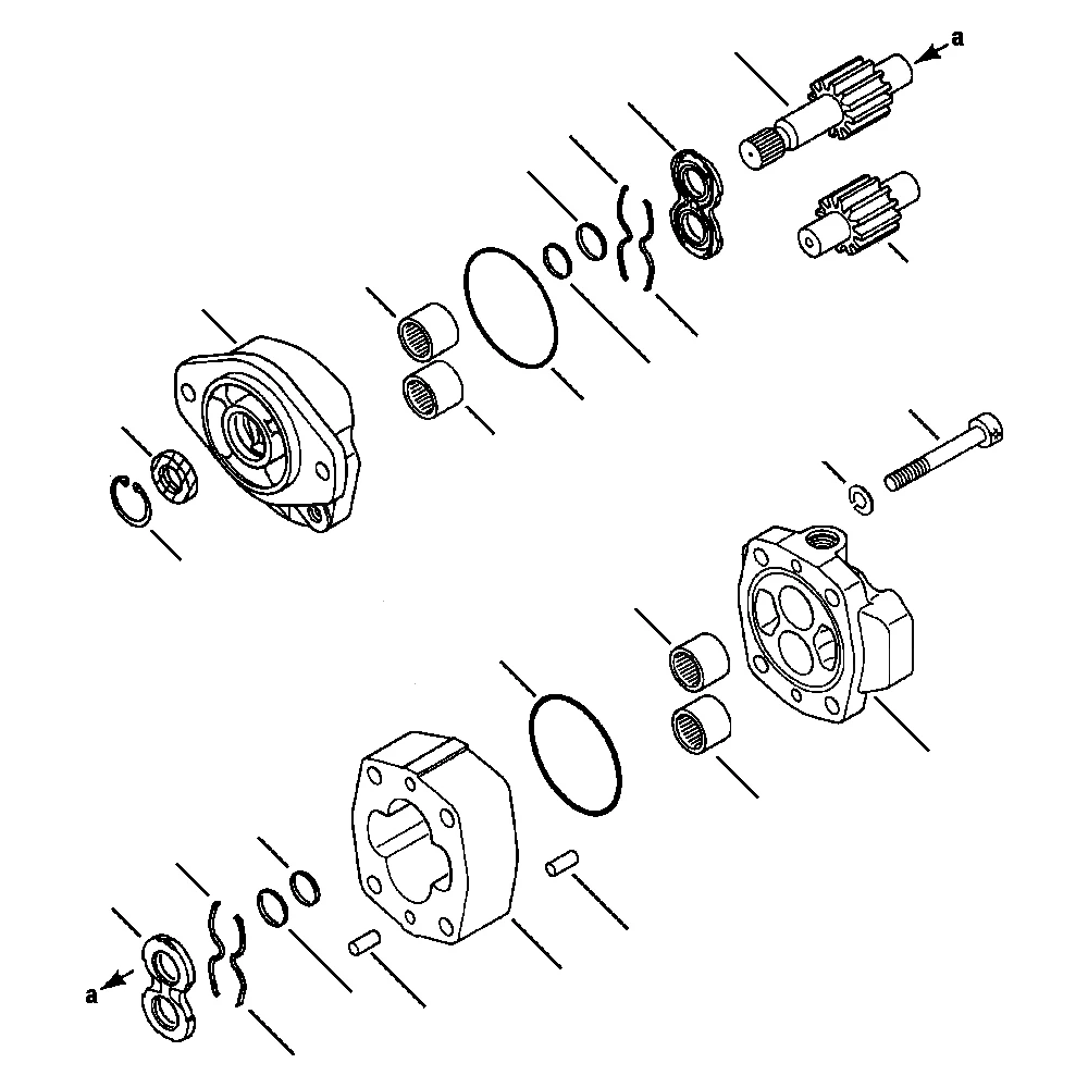 

705-56-34240 705-56-34040 704-30-34110 Hydraulic Steering Pump For WA400-1 WA400-3 WA450-3 WA470-1 Wheel Loader