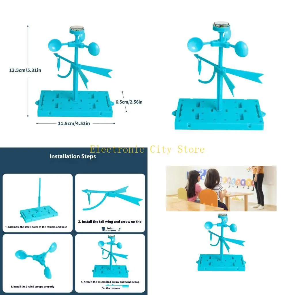 Wind Vane Educational Toy Science Experiment Kids Science Toy Toy For Children Hu8d
