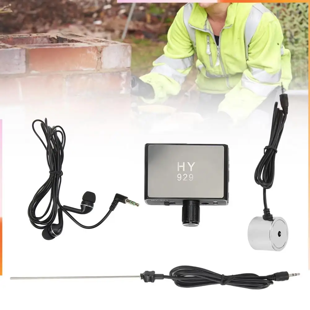 A92Z Underground Water Pipe Leakage Detector Enhanced High Strength Sound Intensifier For Site Construction EU Plug