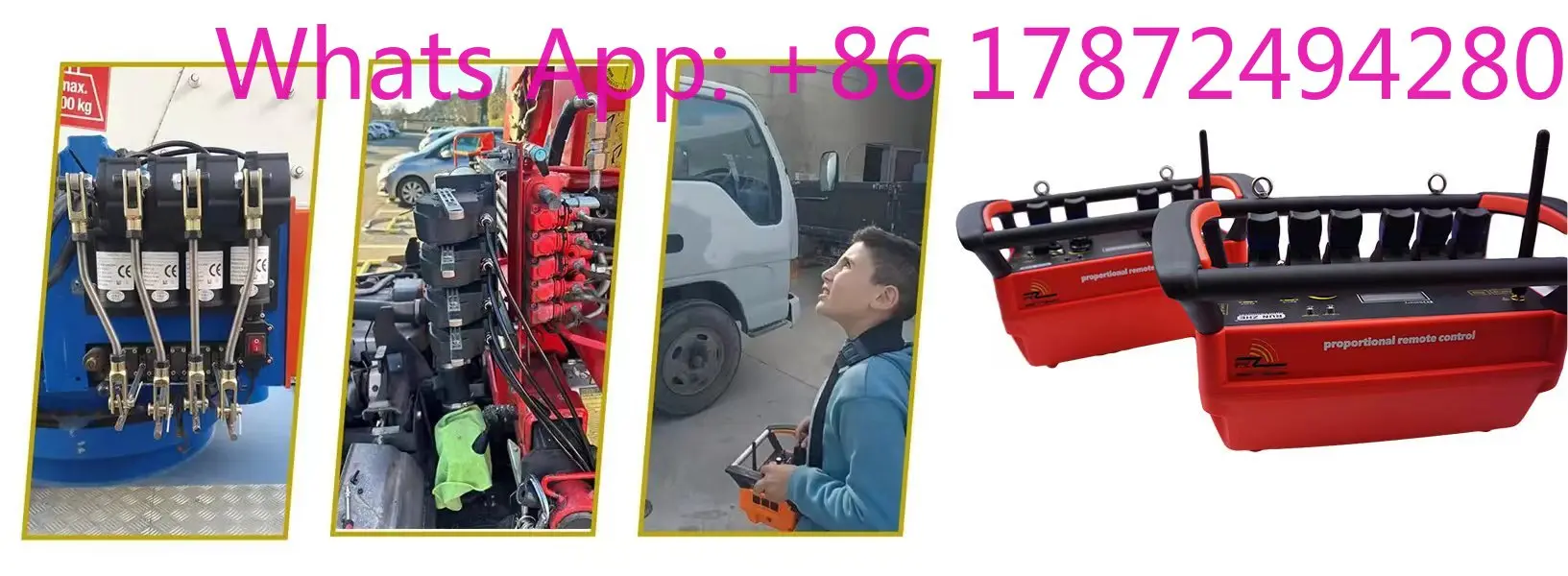 Hydraulic Wireless Proportional Remote Control Kits （Price Only for Remote Control）