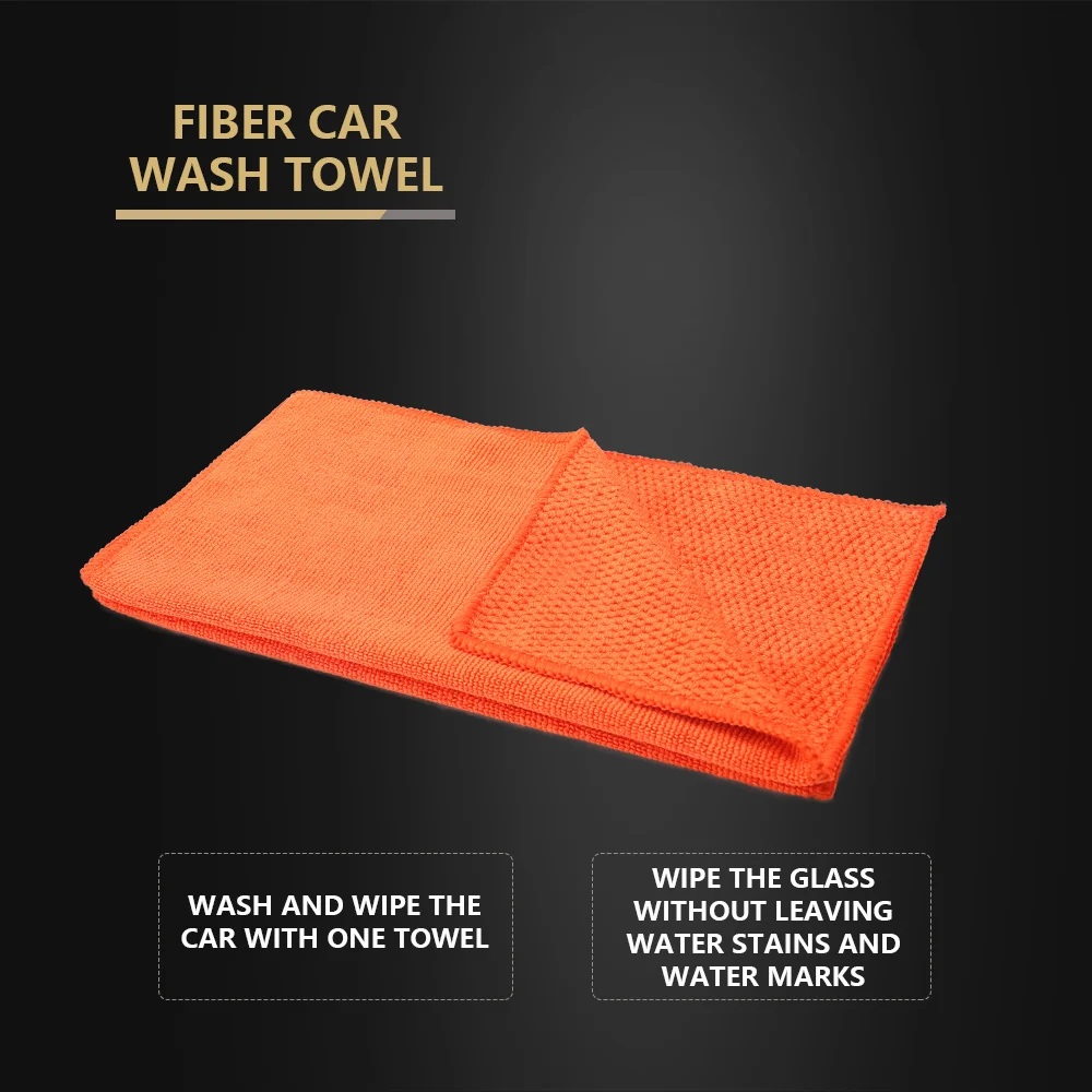 (Bulk Sale)SPTA Microfiber Car Wash Towel With 2 Different Sides Waxing Towel Absorbent Car Care Cloth For Waxting Remove