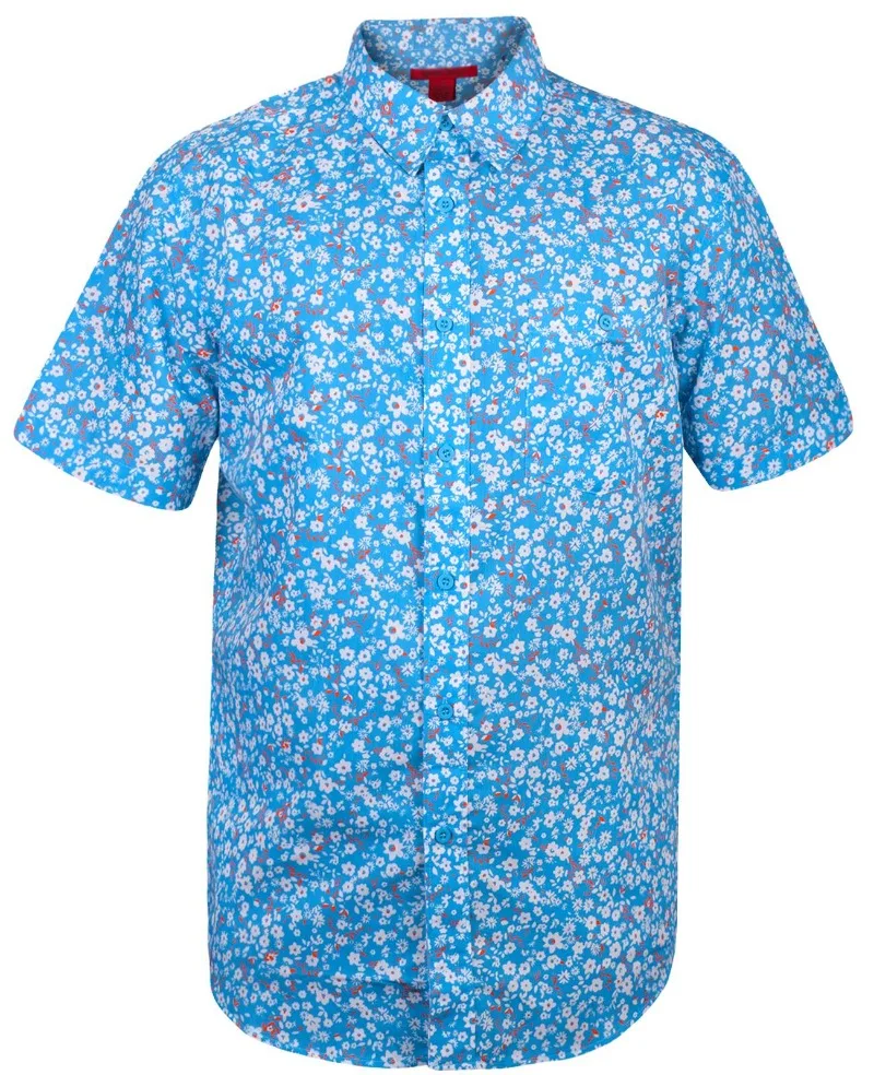 Men's 3D Print Hawaiian Shirt Short Sleeve Beach Palm Trees Flower Vacation Slim Business Casual Outdoor Shirt 5XL