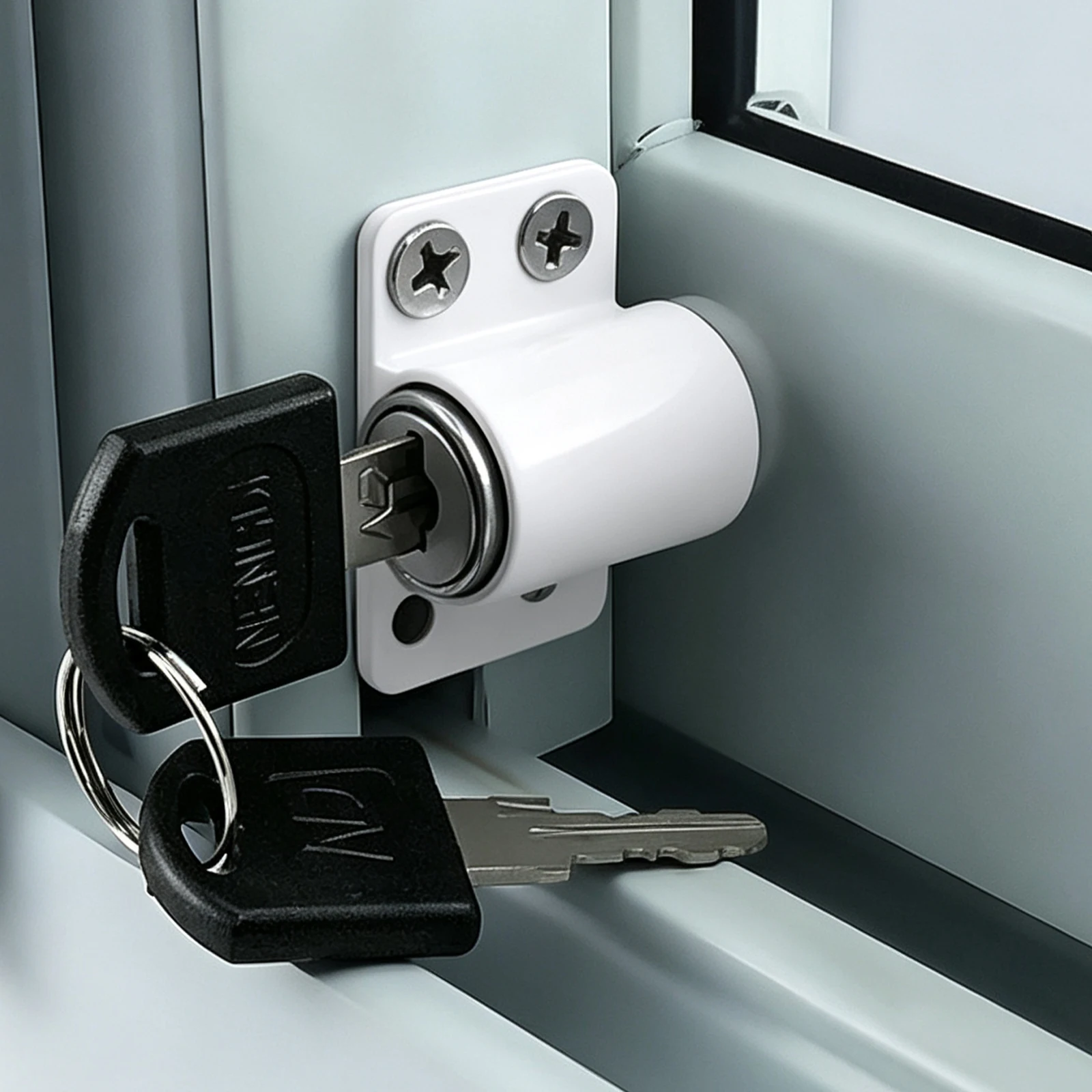 Aluminum Alloy Sliding Door Window Locks Corrosion-Proof Child Safety Protection Lock Anti-Theft Door Lock for Up & Down Window