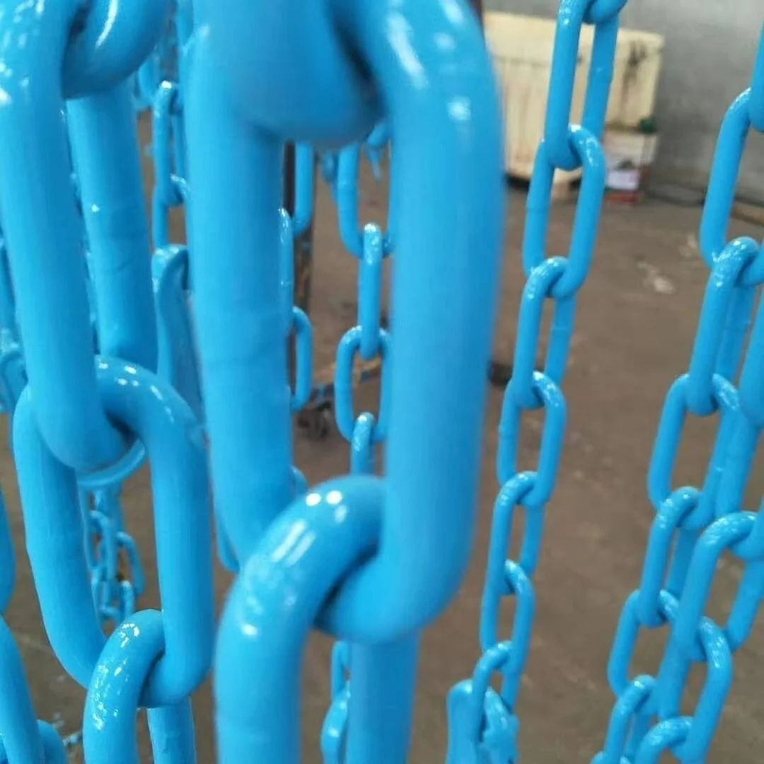 

Grade 80 Long Link Coated Colorful Lashing Chain