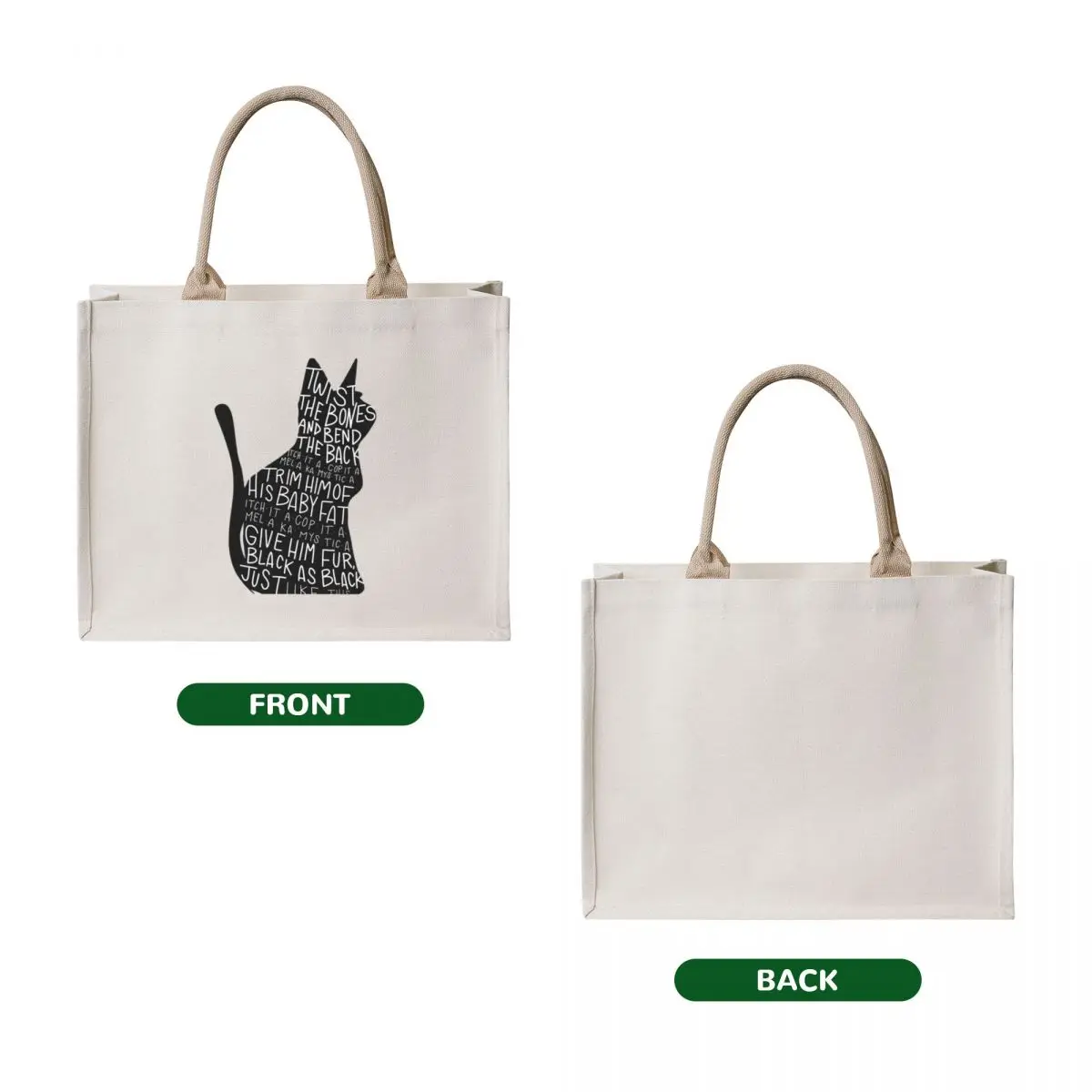 Twist the Bones Tote Bag tote bags cloth bags Women's shopper bag shopping cart bags