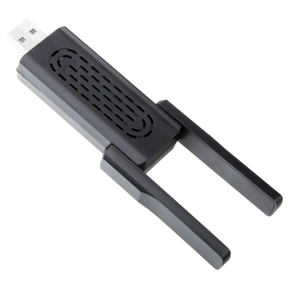 USB 와이파이 6 블루투스 호환 5.3 어댑터, USB 와이파이 네트워크 어댑터, 900Mbps 듀얼 밴드 2.4, 5.8GHz 듀얼 3DBi 안테나 드라이버 프리