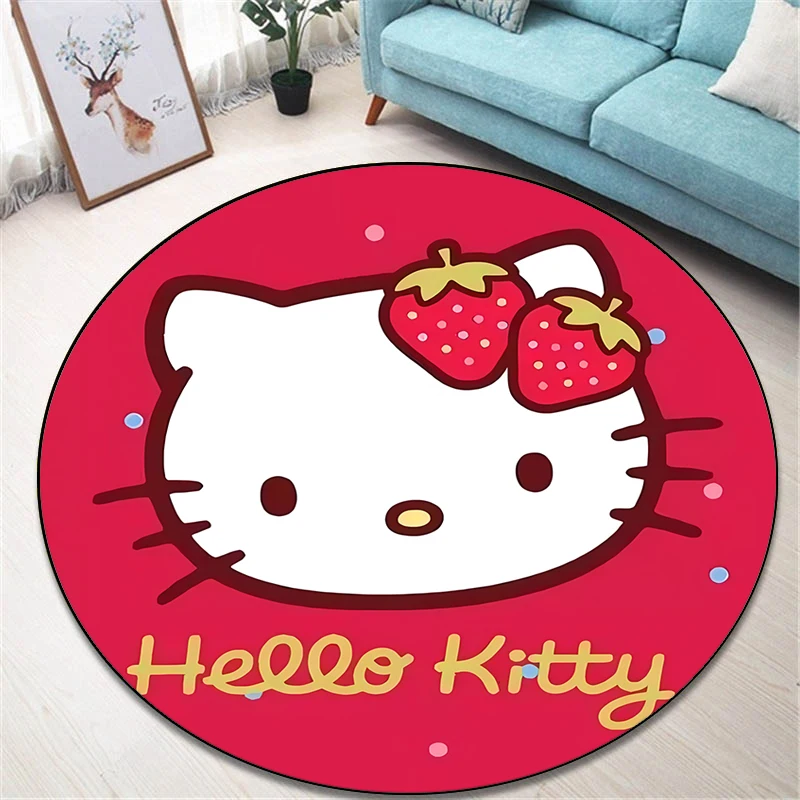 HelloKitty carpet cute decoration cute kitten anime rug  area rug decoracion  rugs for bedroom  door mat  room decor  kawaii rug