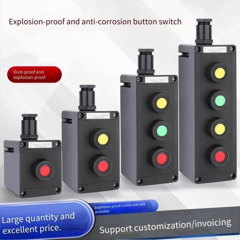 ZXF8030 Anti-corrosion Master Switch Controller Engineering Plastic Button Box Emergency Stop Operating Column for Industrial Us