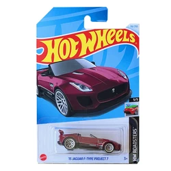 Original Hot Wheels Car 1/64 Metal Diecast Toys for Boys HW Roadsters '15 Jaguar F-Type Project 7 Vehicle Model Birthday Gift