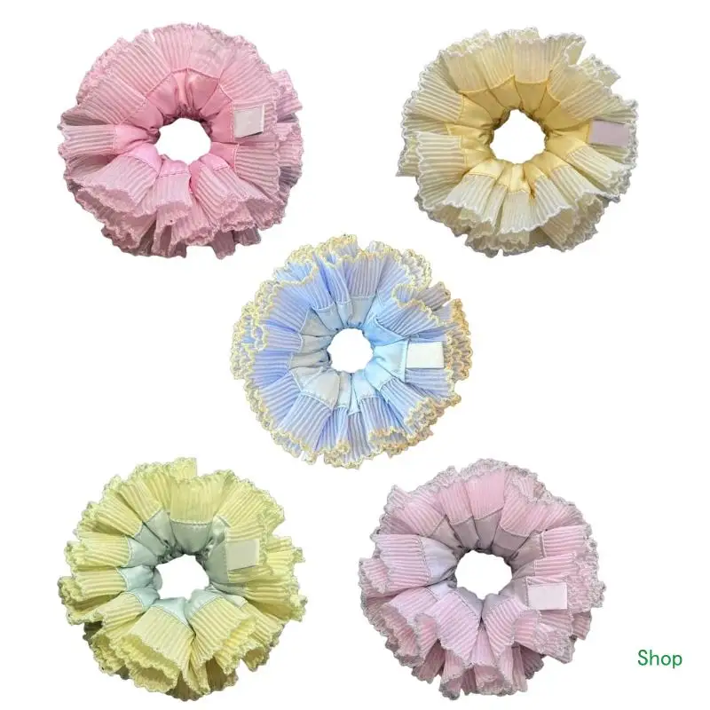 

Dropship Unique Hairband Hairpieces Headwear Double Hair Scrunchie for Various Hairstyles