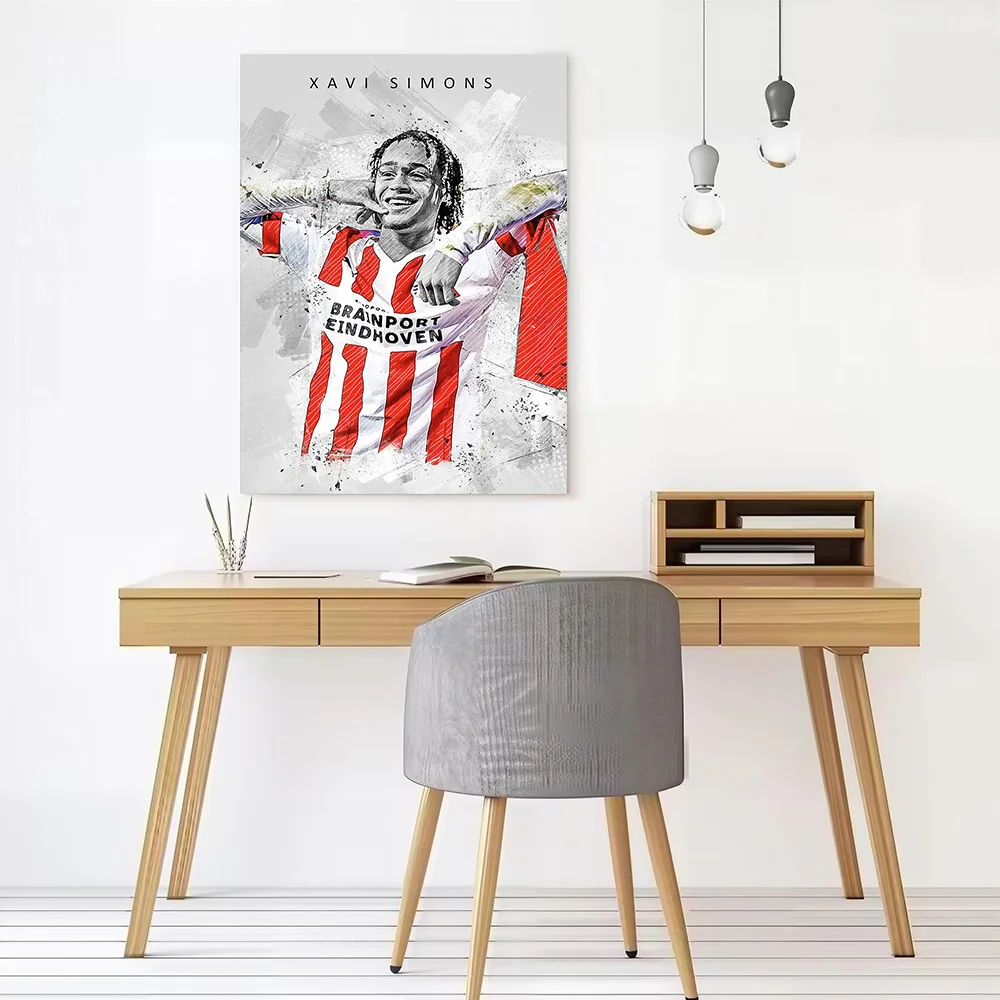 Xavi Simons Drawing Canvas Poster Customizable Printed Canvas Painting Wall Art for Fans Decoration Living Room Wand Deko Home