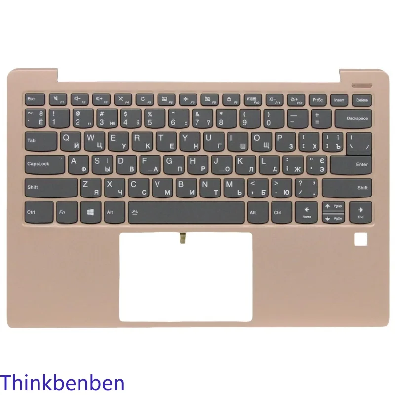 UKR Ukrainian Copper Keyboard Upper Case Palmrest Shell Cover For Lenovo Ideapad S530 13 13IWL 13IML 5CB0S16310