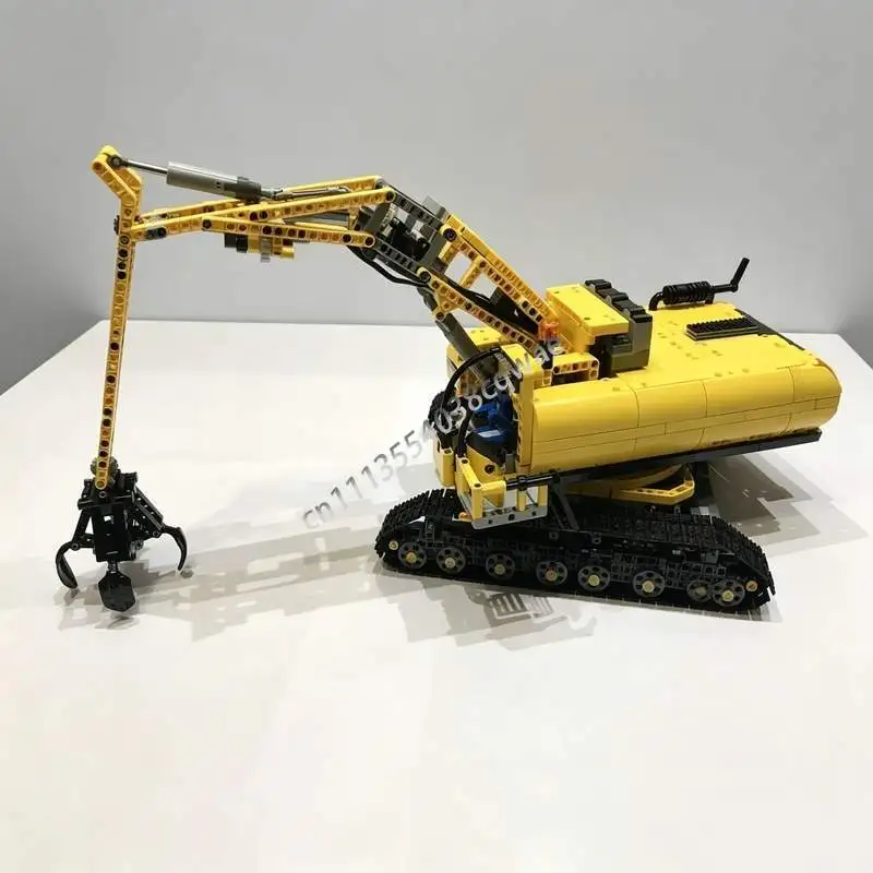 2161Parts Excavator Remote Control Modification Building Blocks MOC Model DIY Creative Assembly Educational Toy Gift Collection