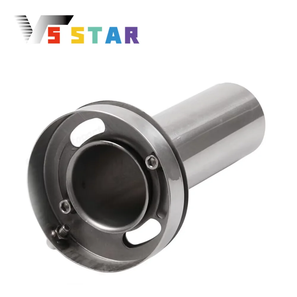 

Высококачественный универсальный 4,5-дюймовый круглый глушитель из нержавеющей стали T-304, съемный глушитель, серебристый TP-1007A