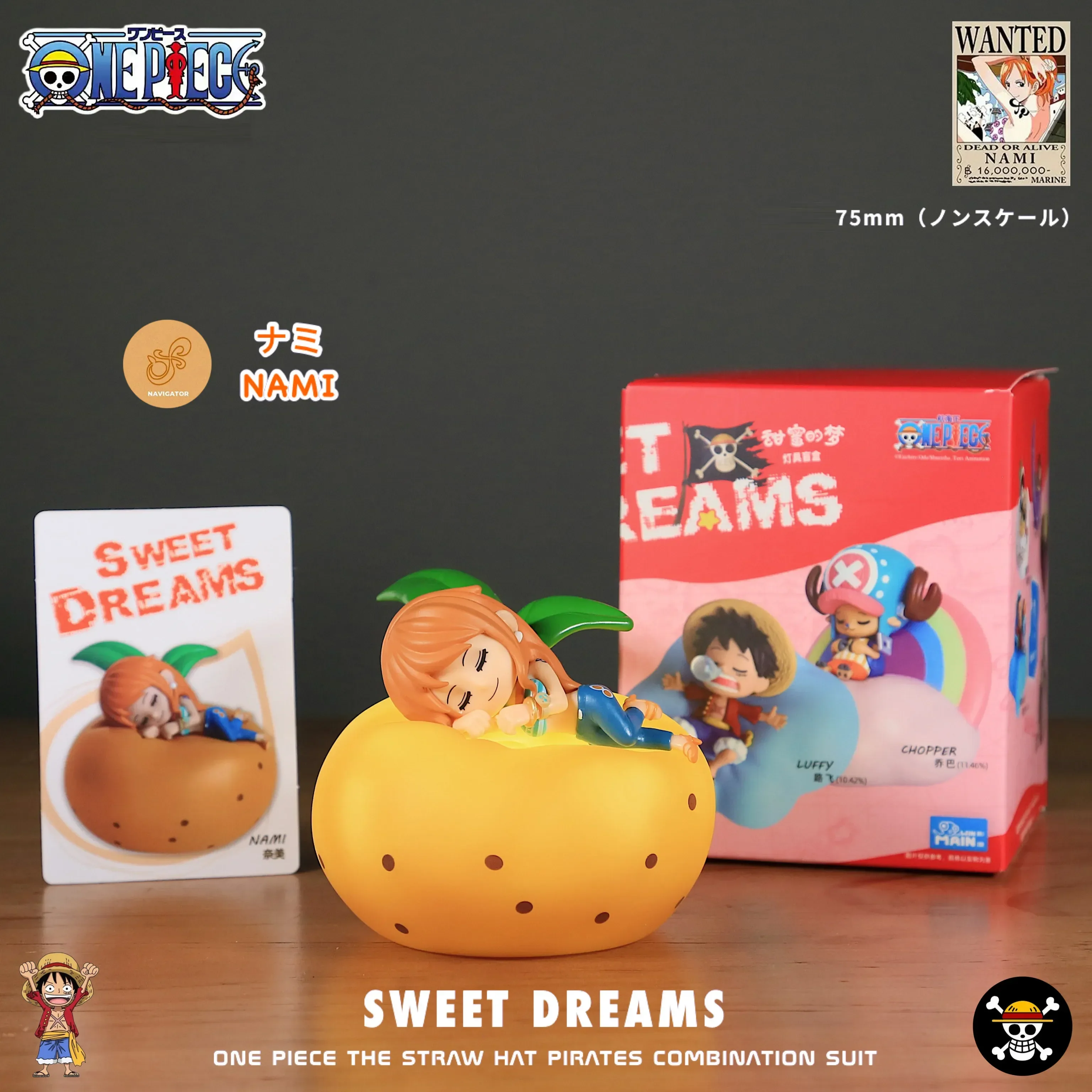 Anime One Piece Sweet Dreams Series Luffy Oplaadbare LED Humanoïde Nachtlampje Model Ornament Display Kindercadeau - afbeelding 1