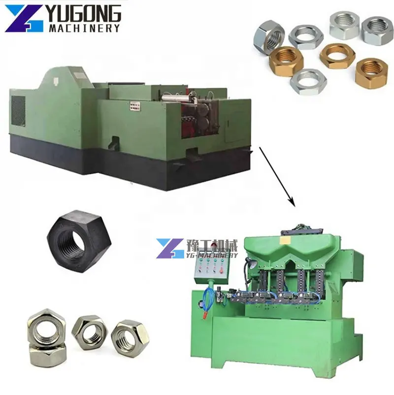 2023 New Design Stations Nut Making Machine, Bolts and Nuts Making Machine,Nut Cold Heading Machine