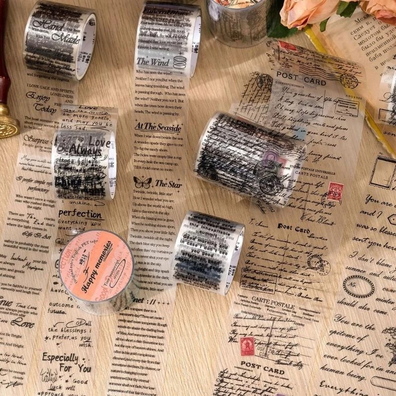 

Бумага-подложка для скрапбукинга, прозрачные винтажные наклейки для скрапбукинга, наклейки для DIY, скрапбукинга, фотоальбом,