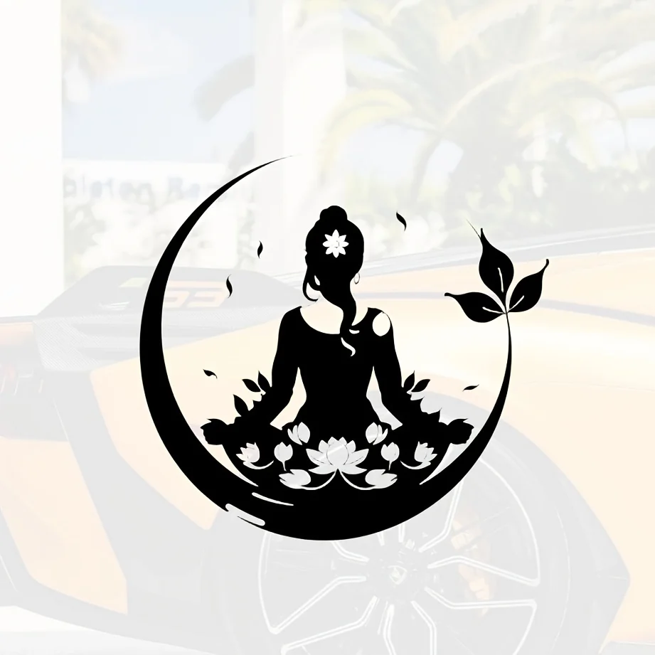 

Chakra And Peace-Loving Atmosphere Stickers, Waterproof Removable Vinyl Decals for Cars, Mandala Stickers, Laptop Decorations