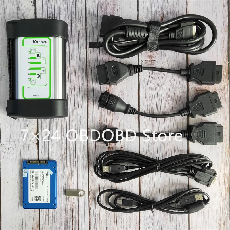 

V2.8/V2.8.15(SSD) Truck Excavator Diagnostic Tool Vocom 88890300 For Volvo/UD/Mack/Renaul