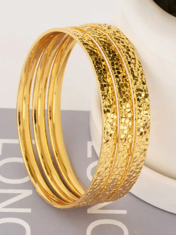 YM Bracelets en acier inoxydable doré de dubaï, messager de dieu arabe musulman islamique pour femmes, bijoux arabes marocains 3