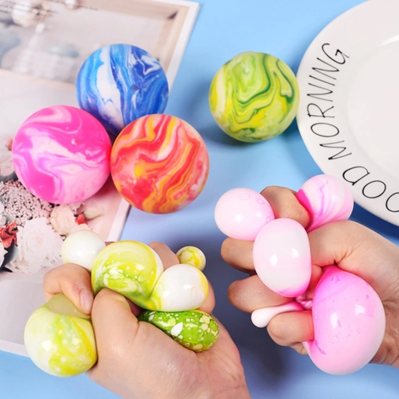 

Adults Children Marble Pattern Squishy Ball Antistress Toys 6cm Hand Squeeze Ball Stress Relief Sensory Fidgets Toy Party