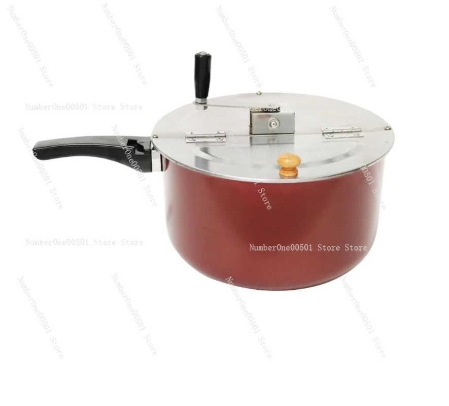 Commercial Popcorn Machine Hand Crank Stove Electric Dual Use Snack Cart