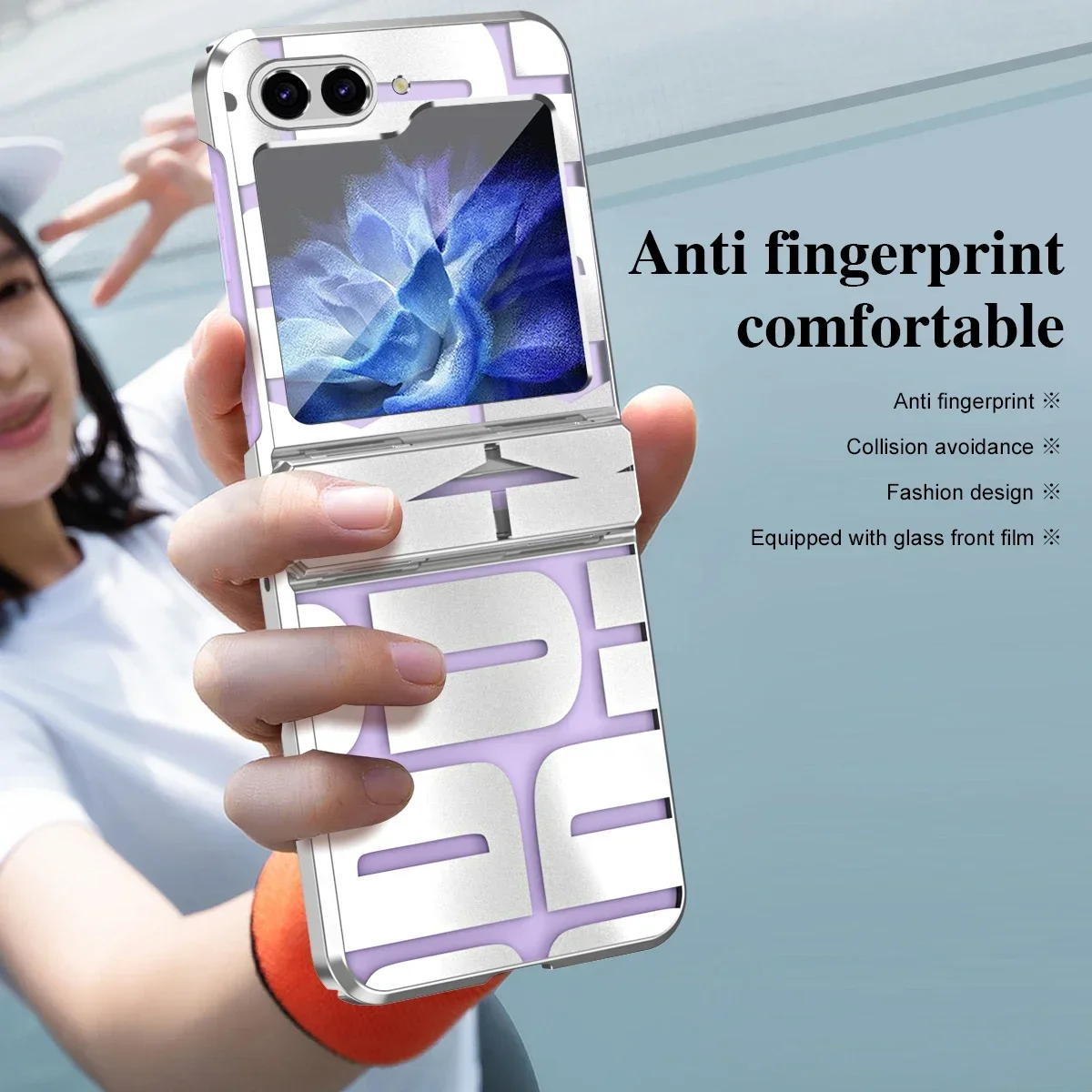 

Цветной чехол для телефона с покрытием для Samsung Galaxy Z Flip 5 4 3