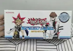 Yu-gi-ohスピードダペルバトルシティボックス、3つの魔法の神、白ドラゴン、ヨーロッパ版シール