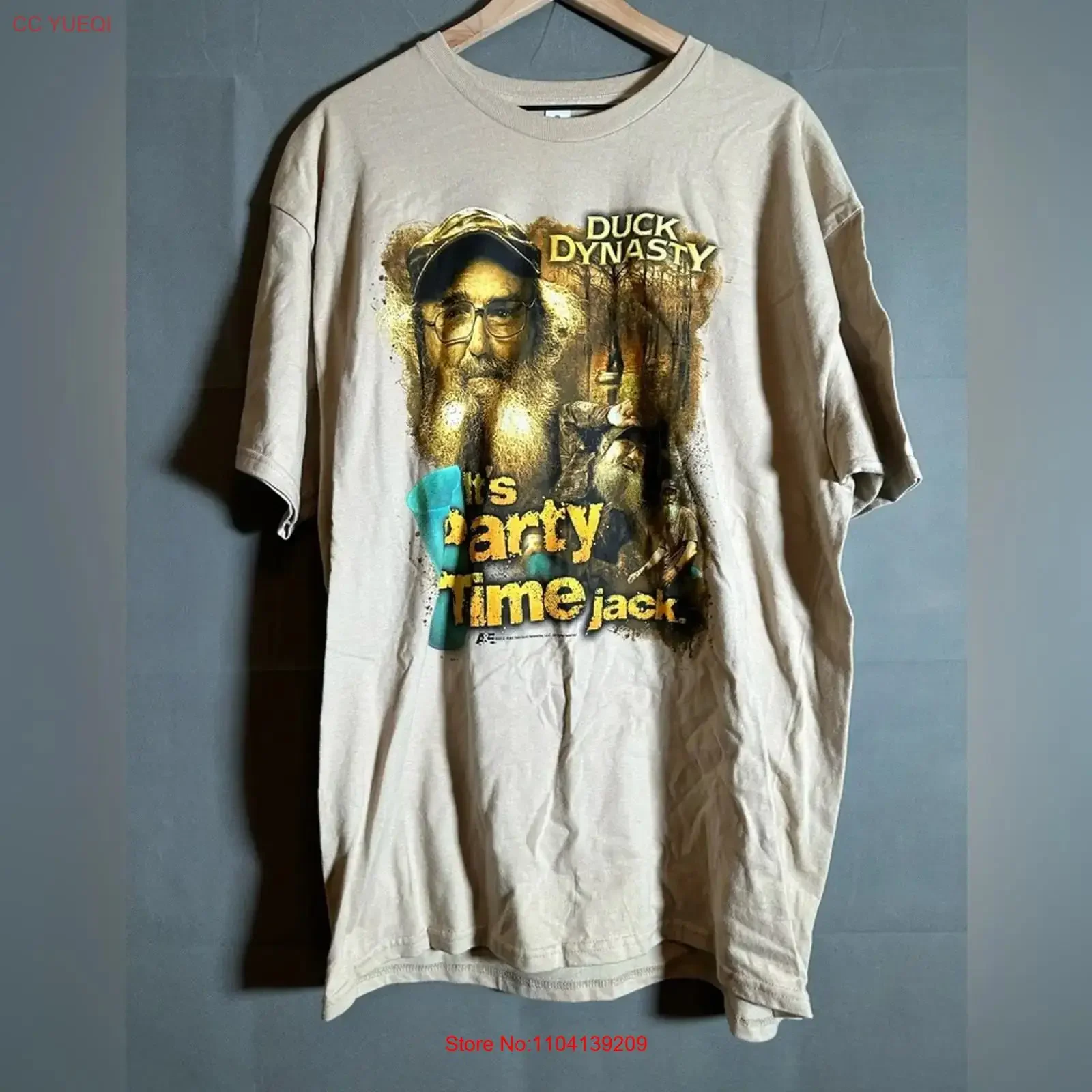 Duck dynasty uncle si shirt size xl it s party time jack vintage Washed homme designer clothes Breathable Stretched Slightly