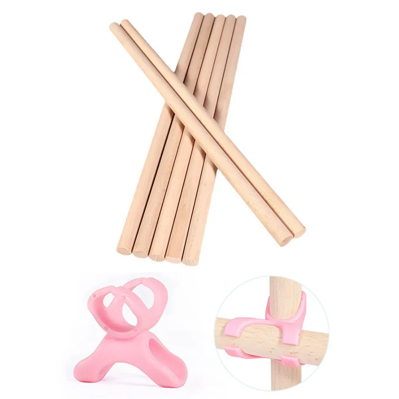 1 Set Yoga Hunchback Corrector Adjustable Wooden Body Stick Cross Open Back Standing Training Stick Gym Home Sports Equipment