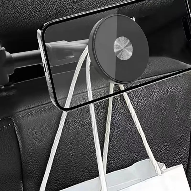 Headrest Phone Holder 360 Degree Rotation Magnetic Phone Stand Backseat Holder Multi-Functional Seat Back Hanger Car Accessories image 4