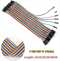 40PIN Cable Dupont Line 10/15/20/30/40 CM Male To Male Female To Female Male To FeMale Jumper Dupont Wire Cables for PCB DIY KIT