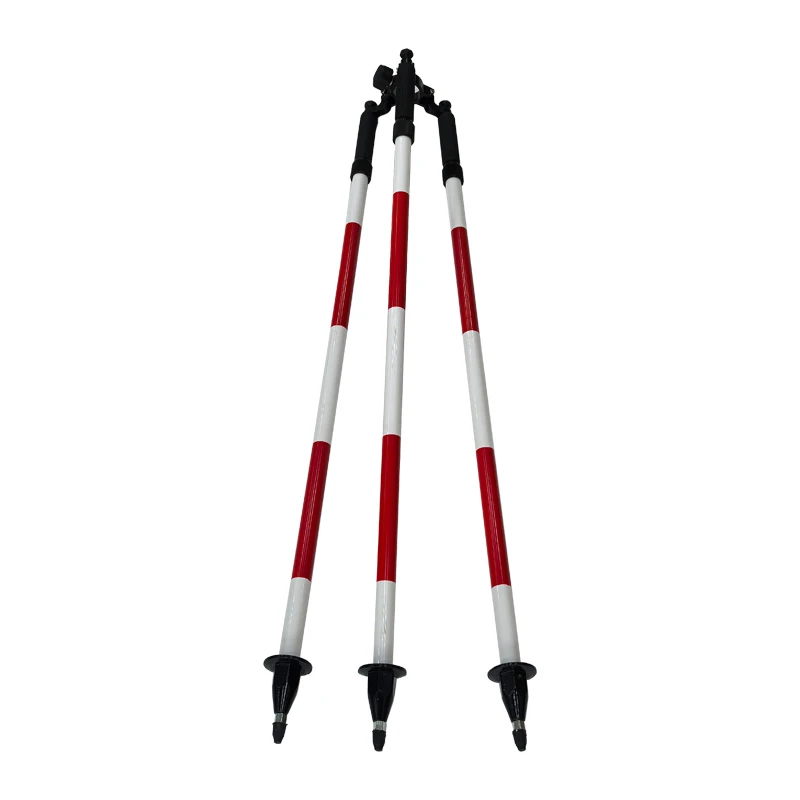 High-quality measuring accessories Telescopic aluminum tripod bipod for land surveying RTK rods Prism rods